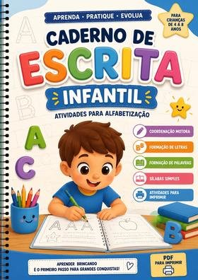Caderno de Escrita Infantil